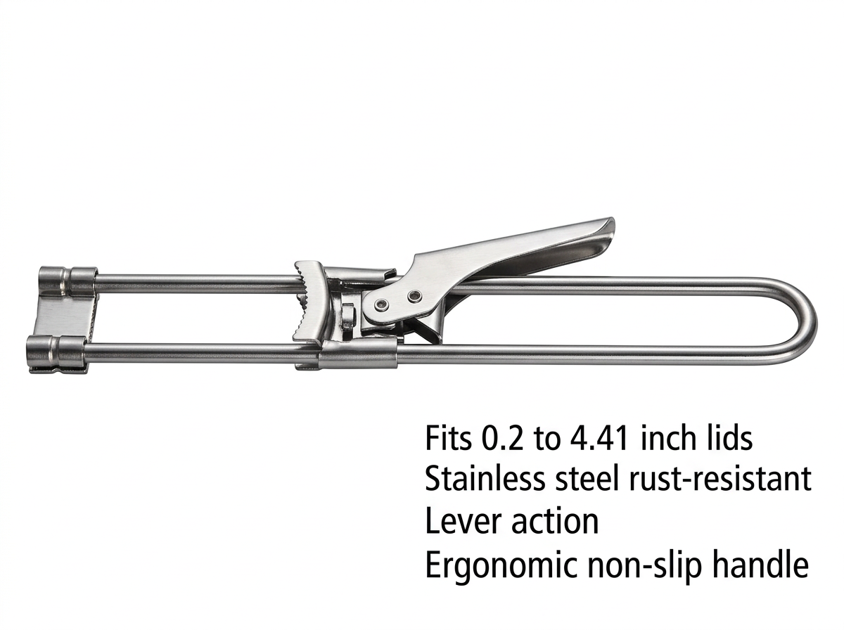 Adjustable Stainless Steel Multi Function Jar Opener