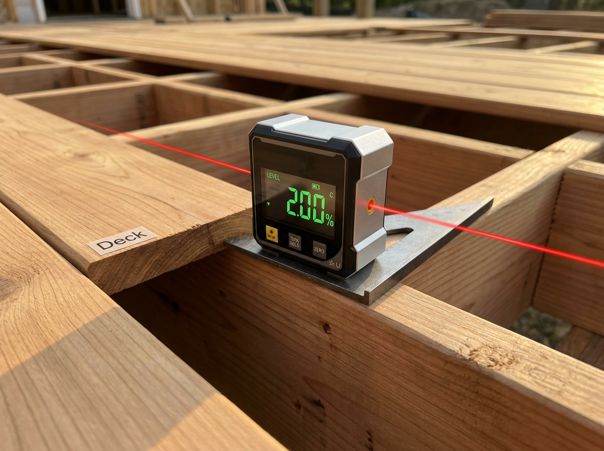 Digital Angle Gauge with Laser