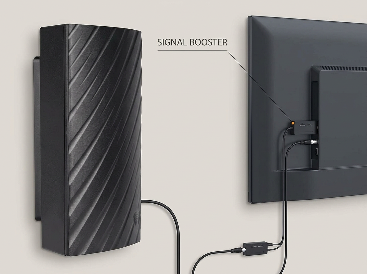 Long Range Indoor HDTV 4K Digital Antenna 600 Miles