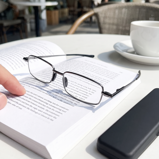 Compact Mens & Ladies Folding Reading Glasses