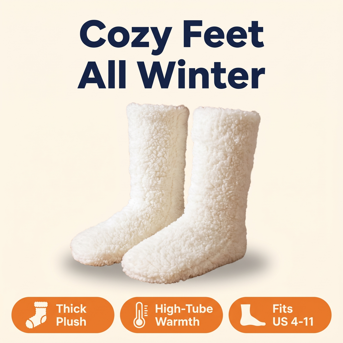 Cozy Cashmere Thermal Socks for Winter