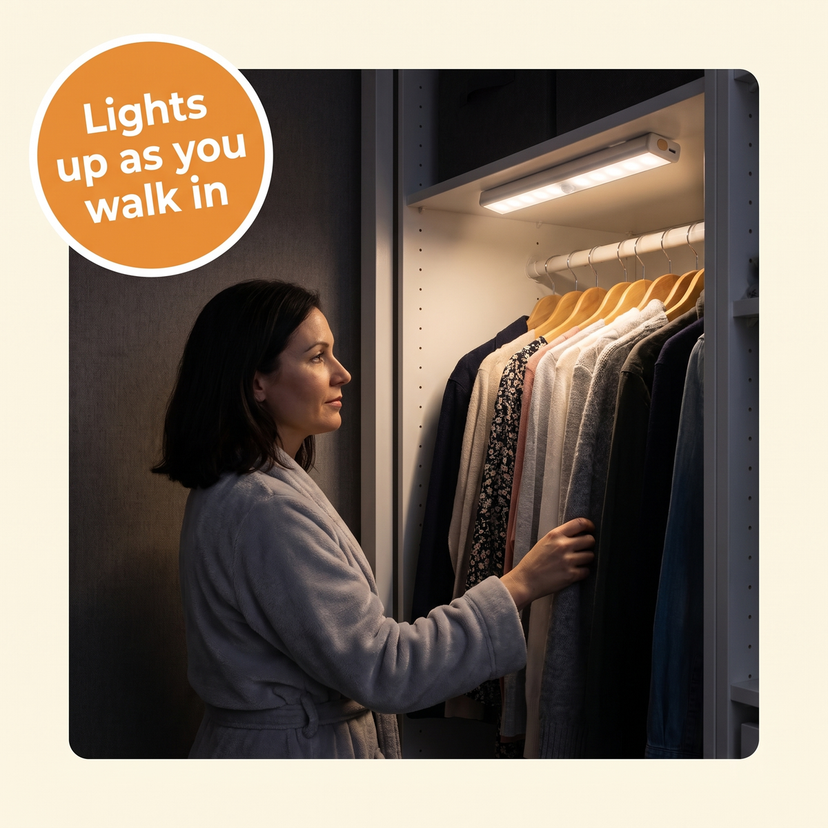 Wireless Motion Sensor LED Indoor Light
