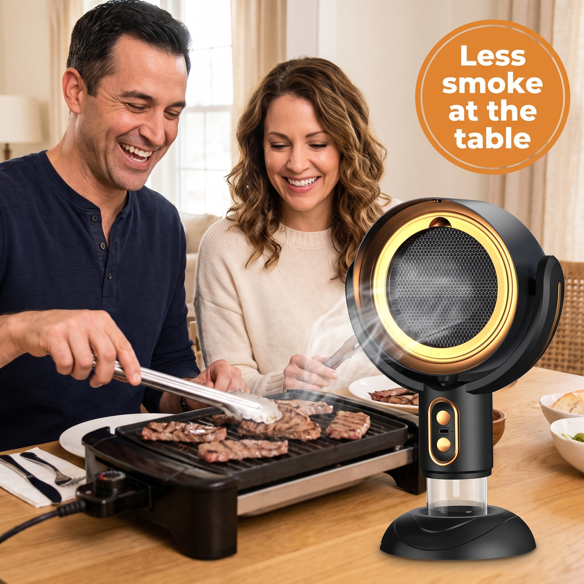 Smoke Air Purifier Fan