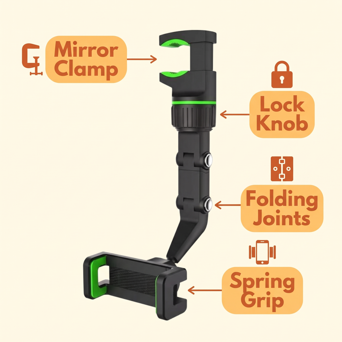 Universal Cell Phone Holder Mount for Car