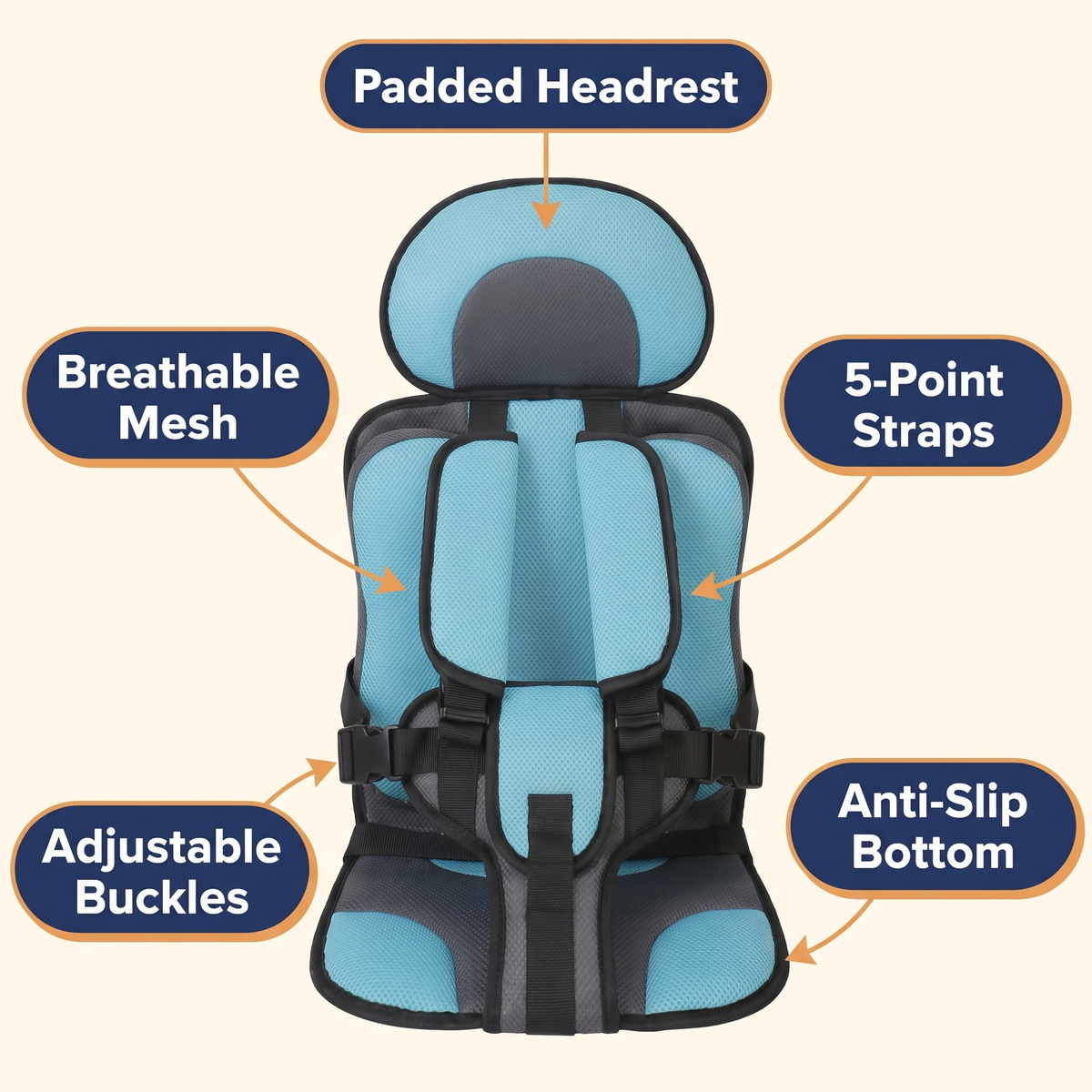 Child Protection Car Cushion Seat
