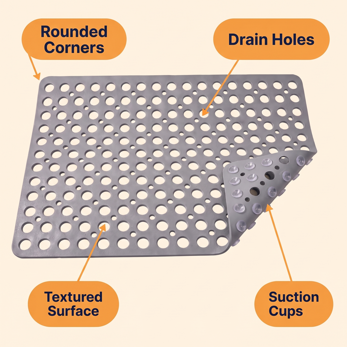 Non Slip Bath Mat for Shower