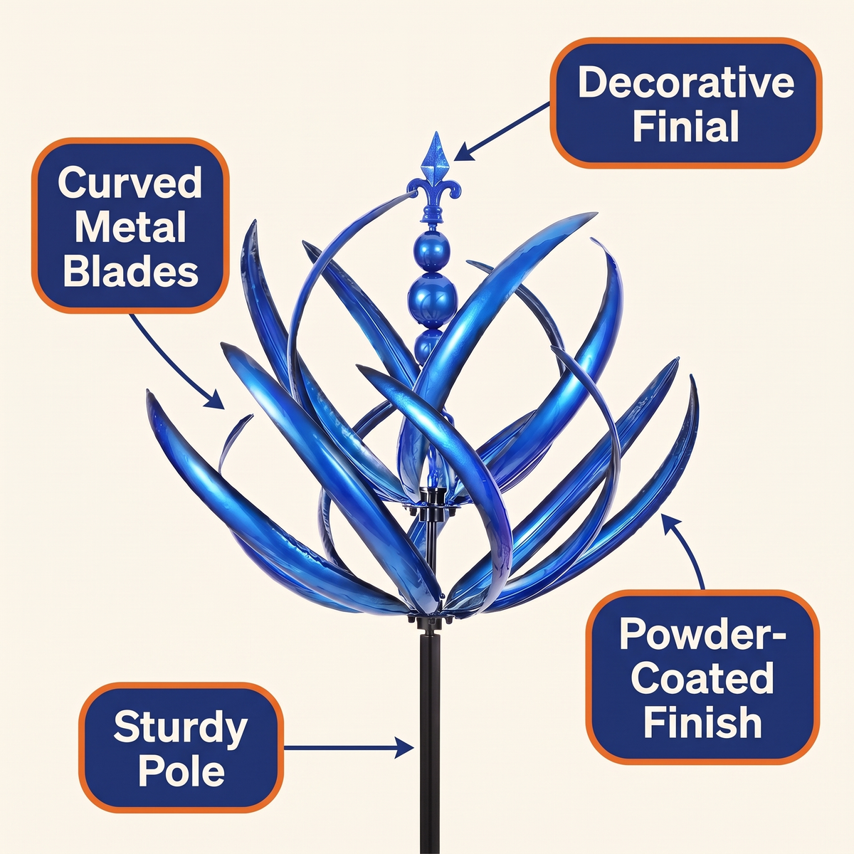 Metal Wind Spinner