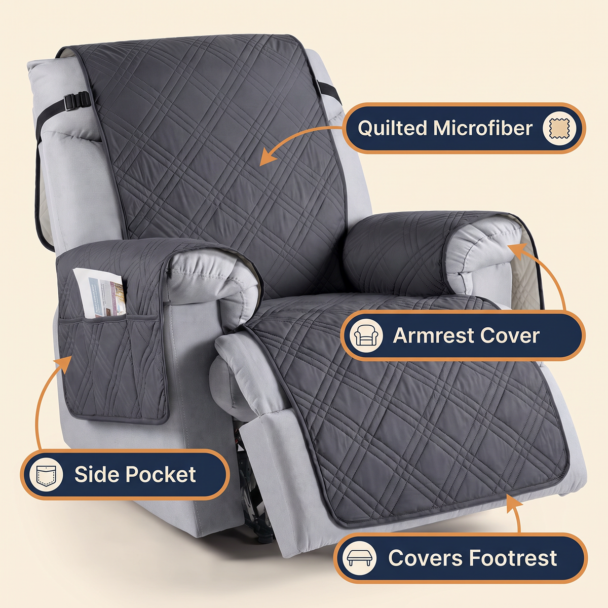 Waterproof Recliner Chair Covers
