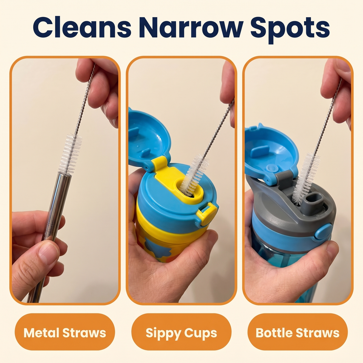 Straw Cleaning Brushes