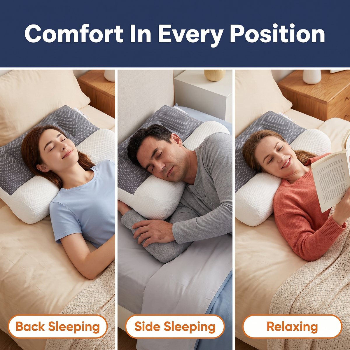 Orthopedic Neck Pillow For Sleeping