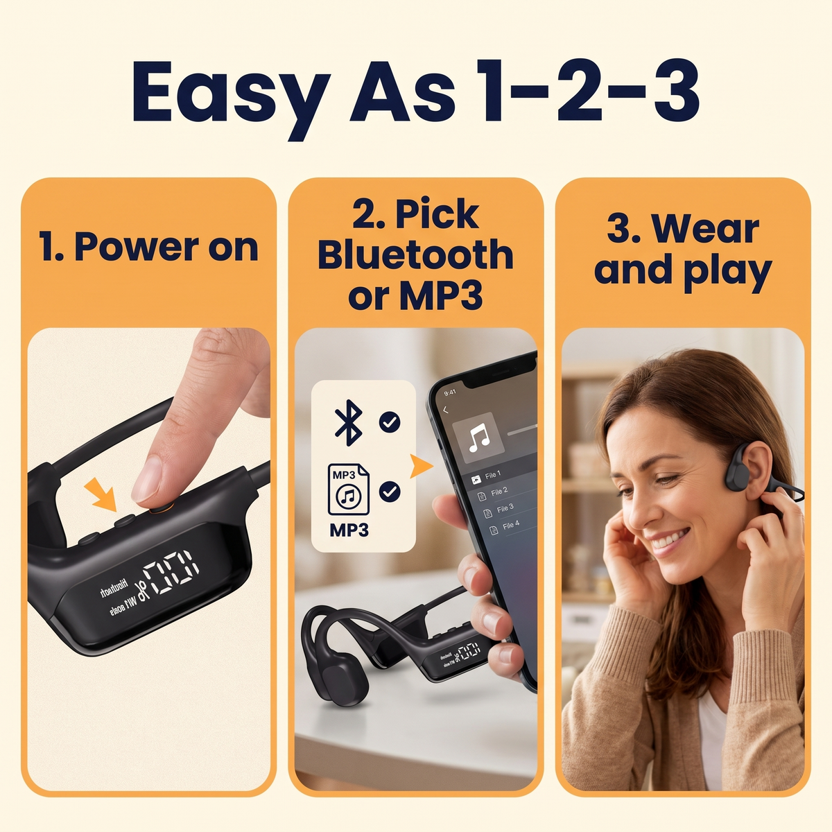 Waterproof Bone Conduction Headphones