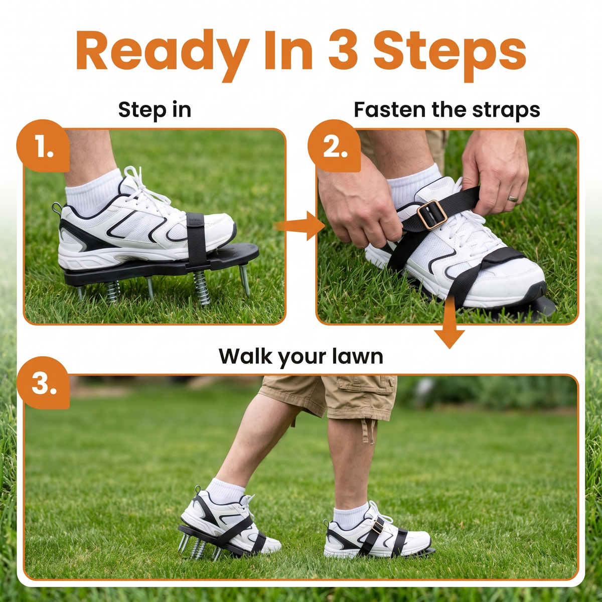 Aerator Shoes for Effortless Lawn Care