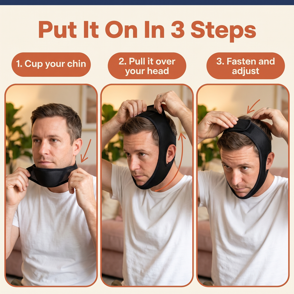 Anti Snoring Chin Strap for Sleep Apnea