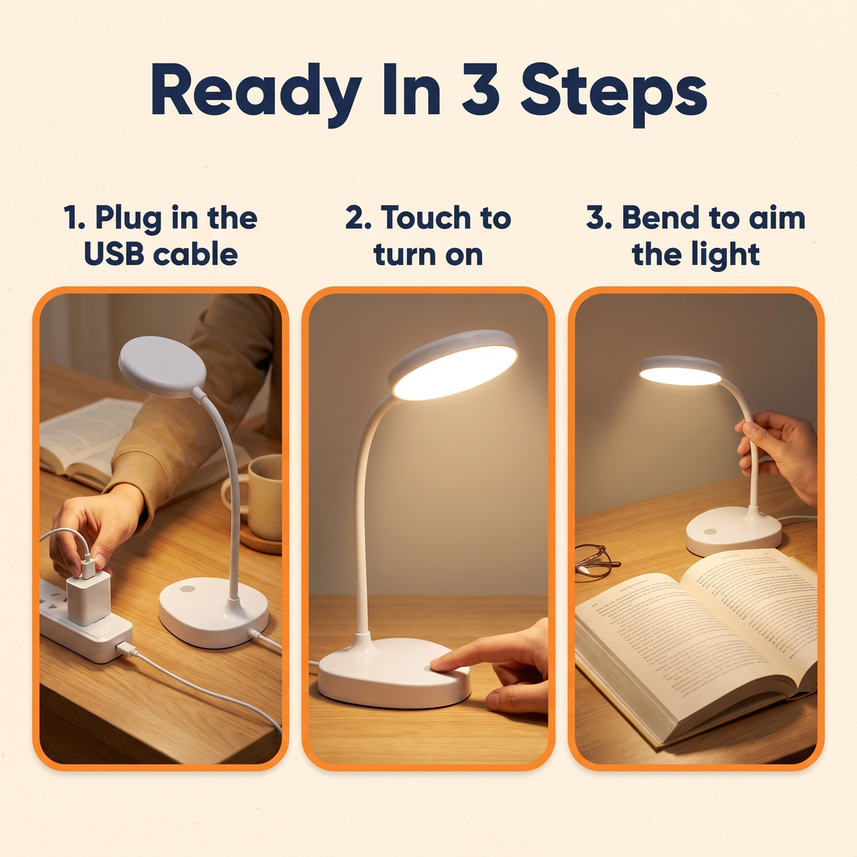 Touch-Control LED Lamp