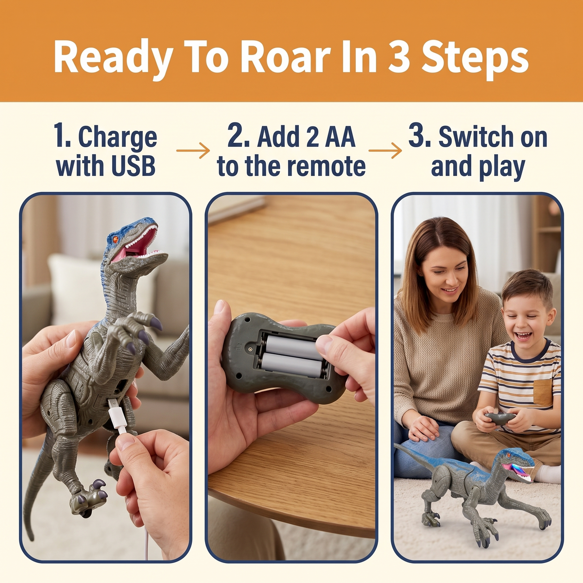 Remote Control Dinosaur