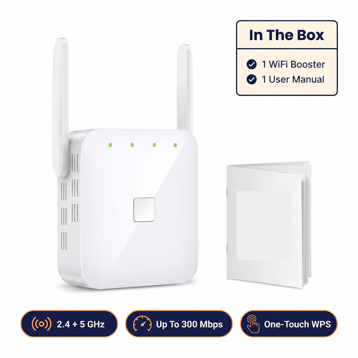 5G Dual-Band WiFi Booster