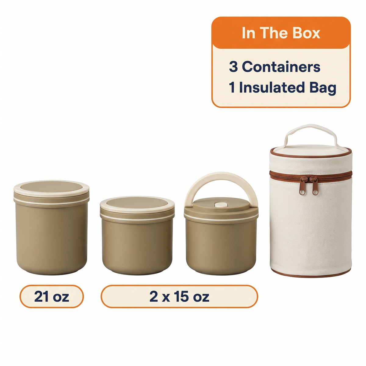 Lunch Box Stainless Steel Insulated Food Container Full Set