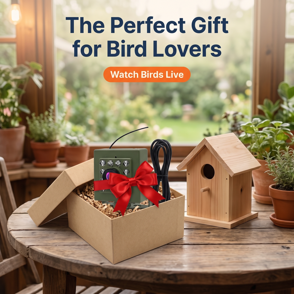 HD WiFi Bird Nest Camera