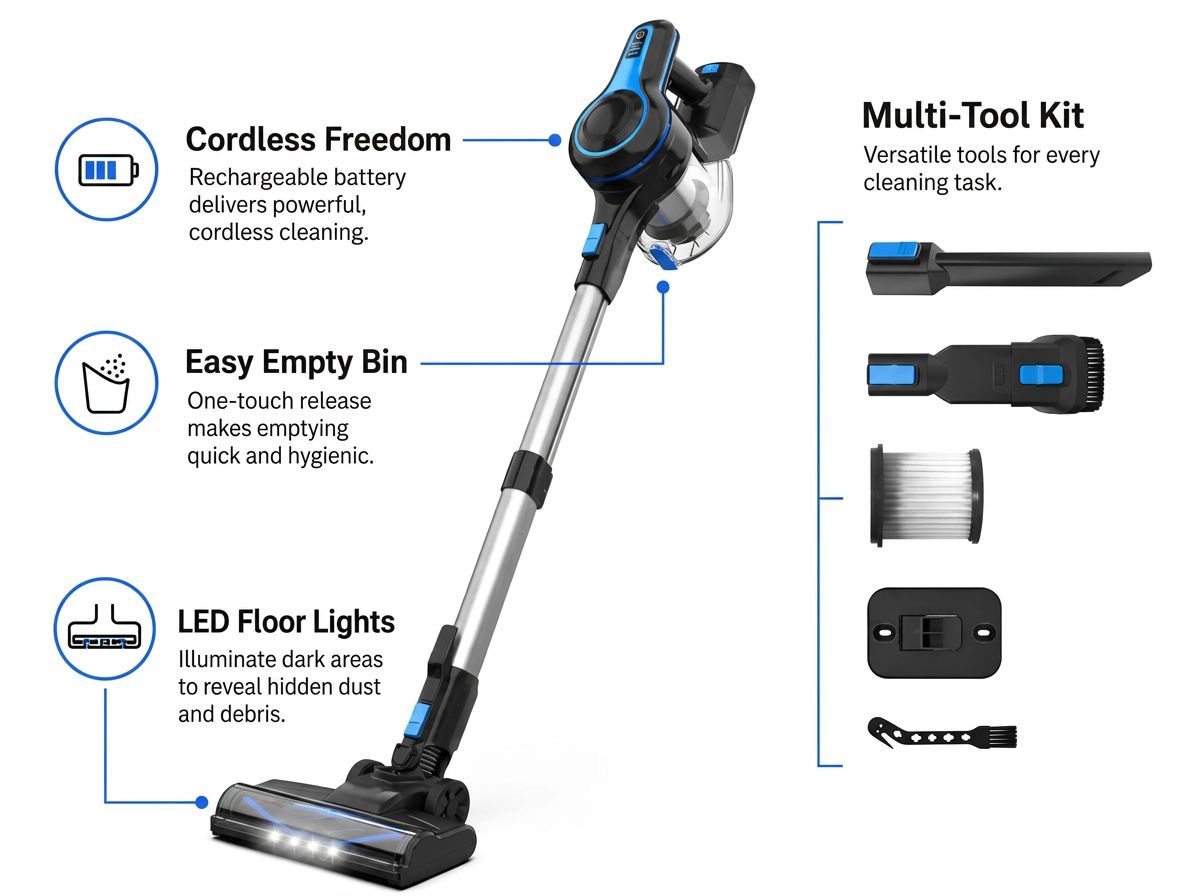 Cordless Vacuum Cleaner For Home