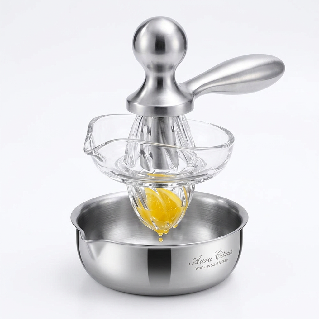 Stainless Steel Manual Lemon Juicer