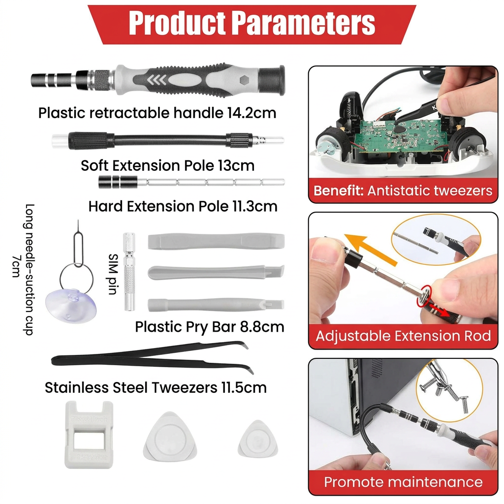 115-in-1 Bit Screwdriver Set