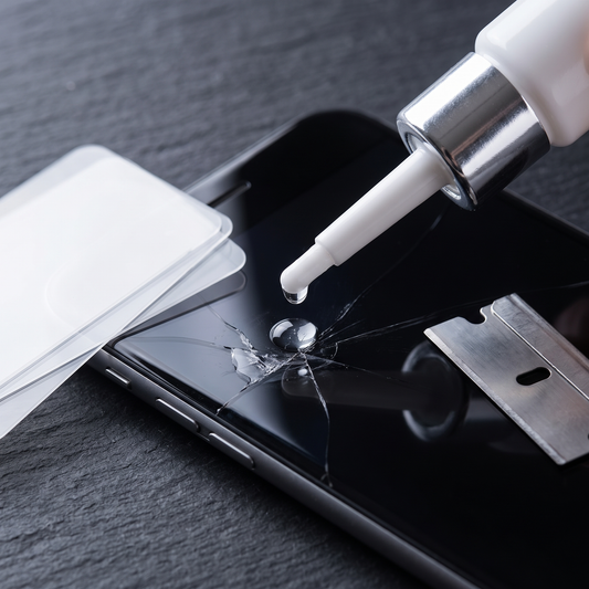 Screen Crack Repair Kit – DIY Glass Resin for Small Chips & Cracks on Phone Screens and Windshields