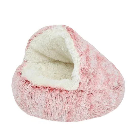 Cozy Pet Bed for Dogs and Cats - SnuggleCave - Plush Comfort - Multiple Sizes & Colors