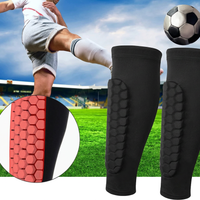 1 Pair Honeycomb Soccer Shin Guards