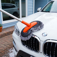 Car Wash Brush with Rotating Head