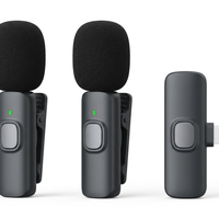 2 Pack Wireless Microphone For Iphone Ipad