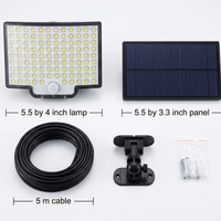 106 LED Solar Outdoor Light With Motion Sensor