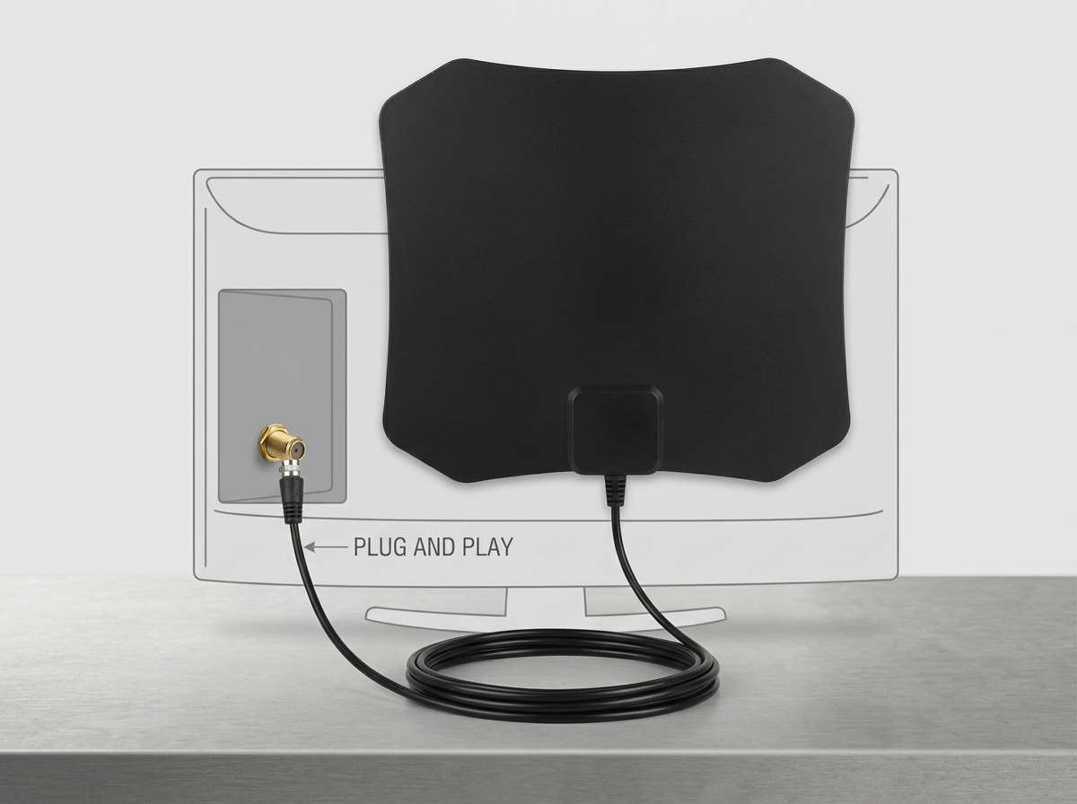 Indoor HDTV Satellite Antenna – Clear and Powerful Reception