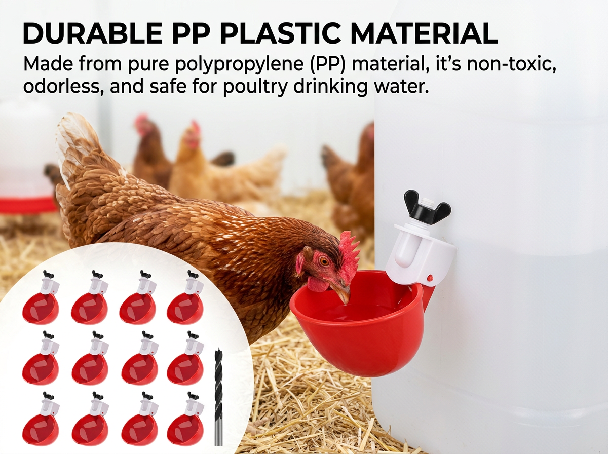 10 Pcs Chicken Waterer