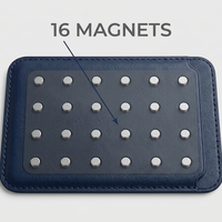 Magnetic Leather Card Holder Wallet for iPhone