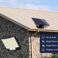 106 LED Solar Outdoor Light With Motion Sensor