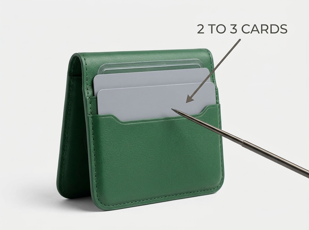 Magnetic Leather Card Holder Wallet for iPhone