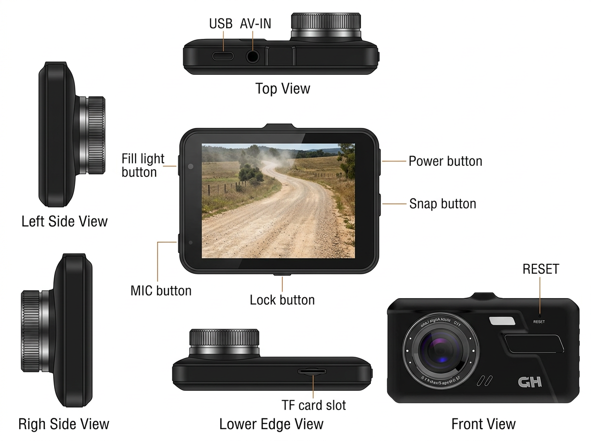 1080P Full HD Dash Cam