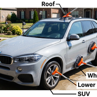 Car Wash Brush with Rotating Head