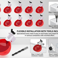 10 Pcs Chicken Waterer