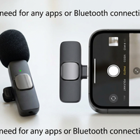2 Pack Wireless Microphone For Iphone Ipad
