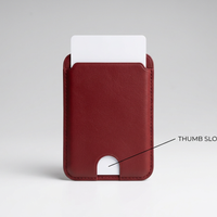 Magnetic Leather Card Holder Wallet for iPhone