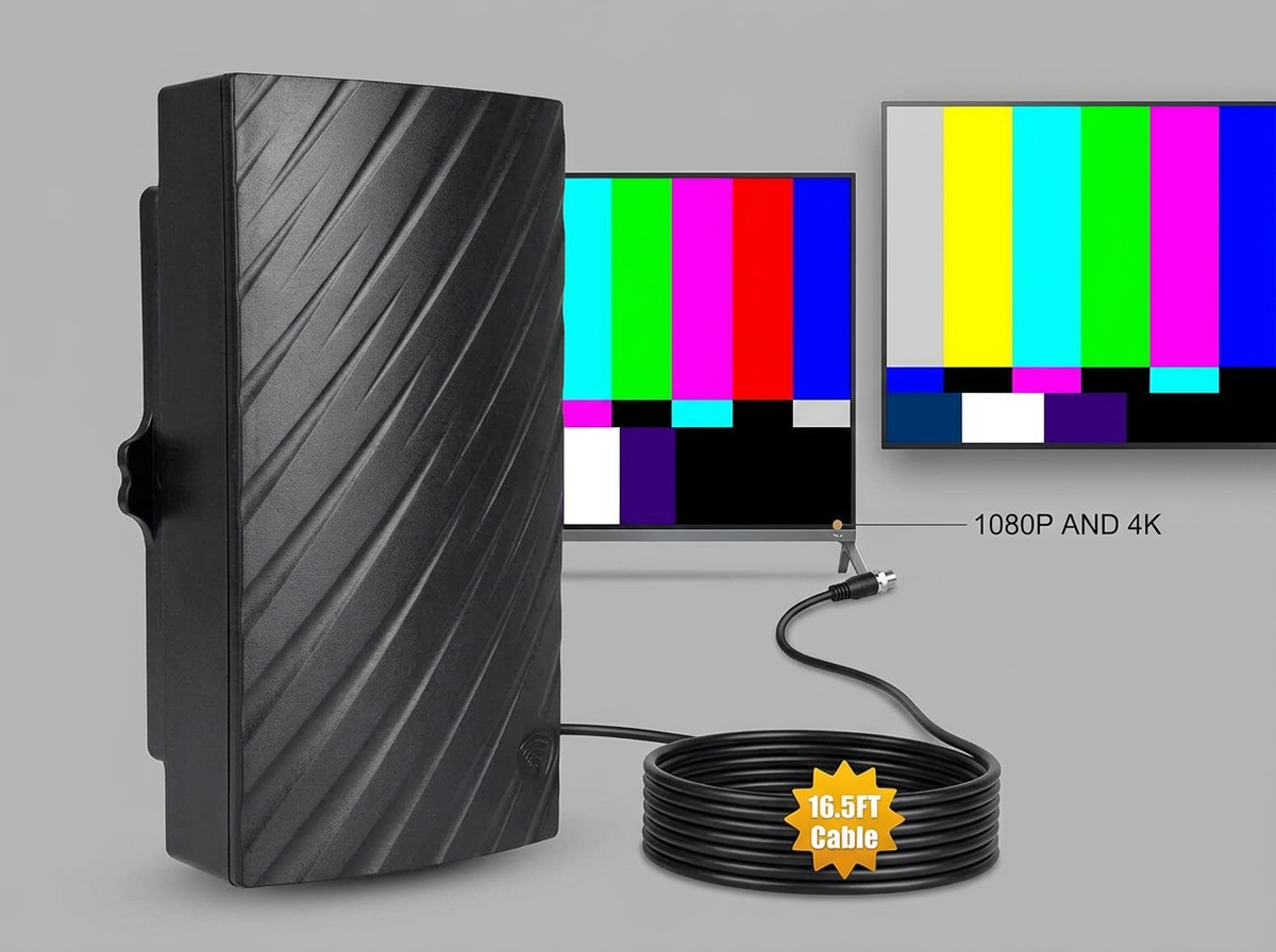 Long Range Indoor HDTV 4K Digital Antenna 600 Miles