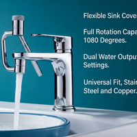 1080 Rotating Universal Faucet Extender