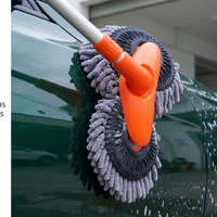 Car Wash Brush with Rotating Head
