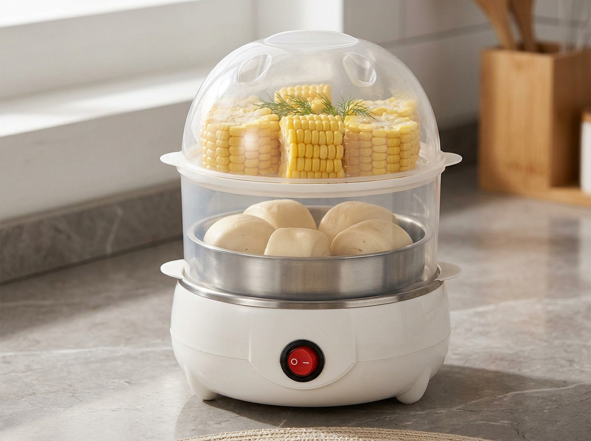 Double Layer Multifunctional Electric Egg Cooker