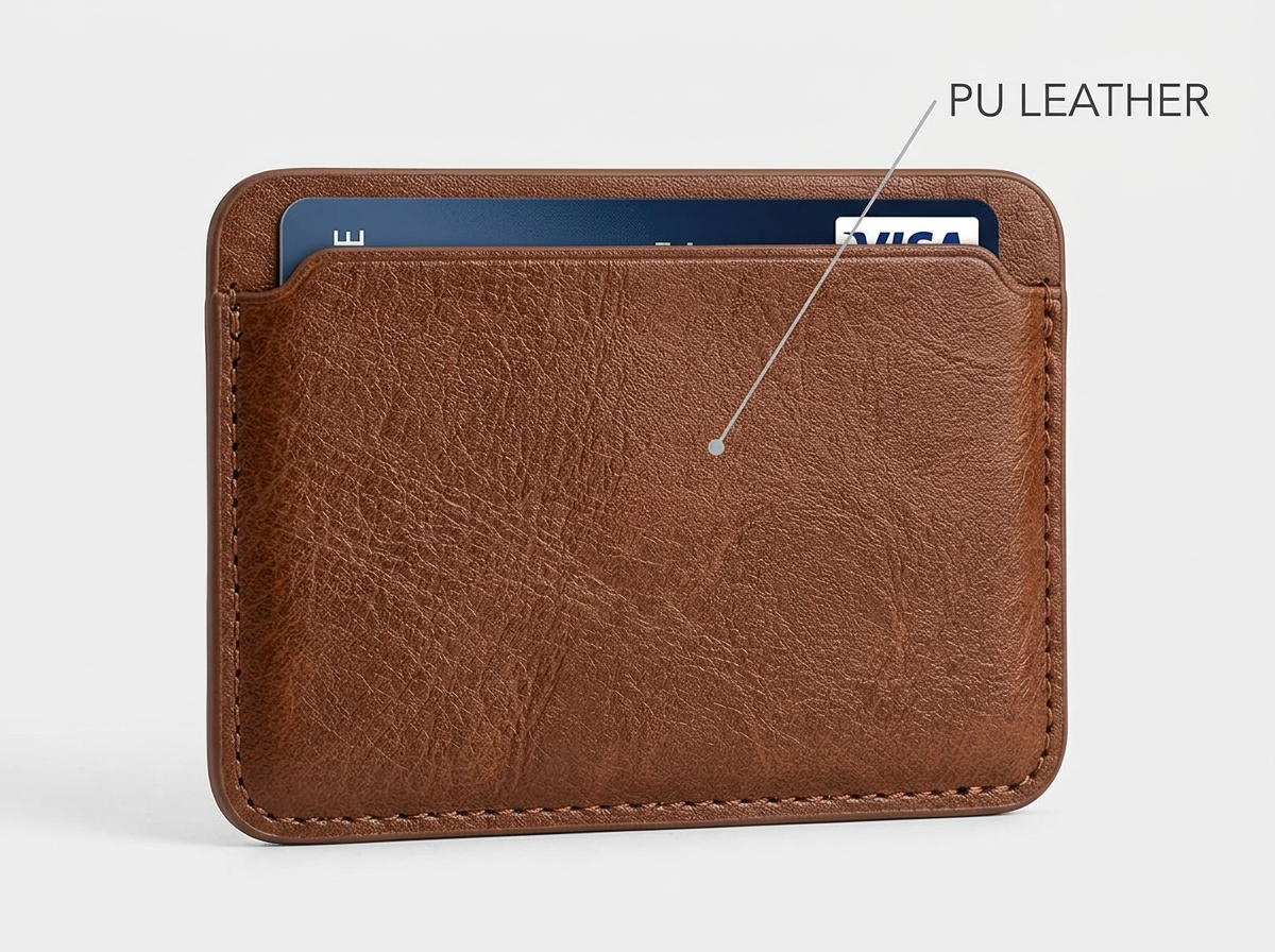 Magnetic Leather Card Holder Wallet for iPhone