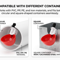 10 Pcs Chicken Waterer
