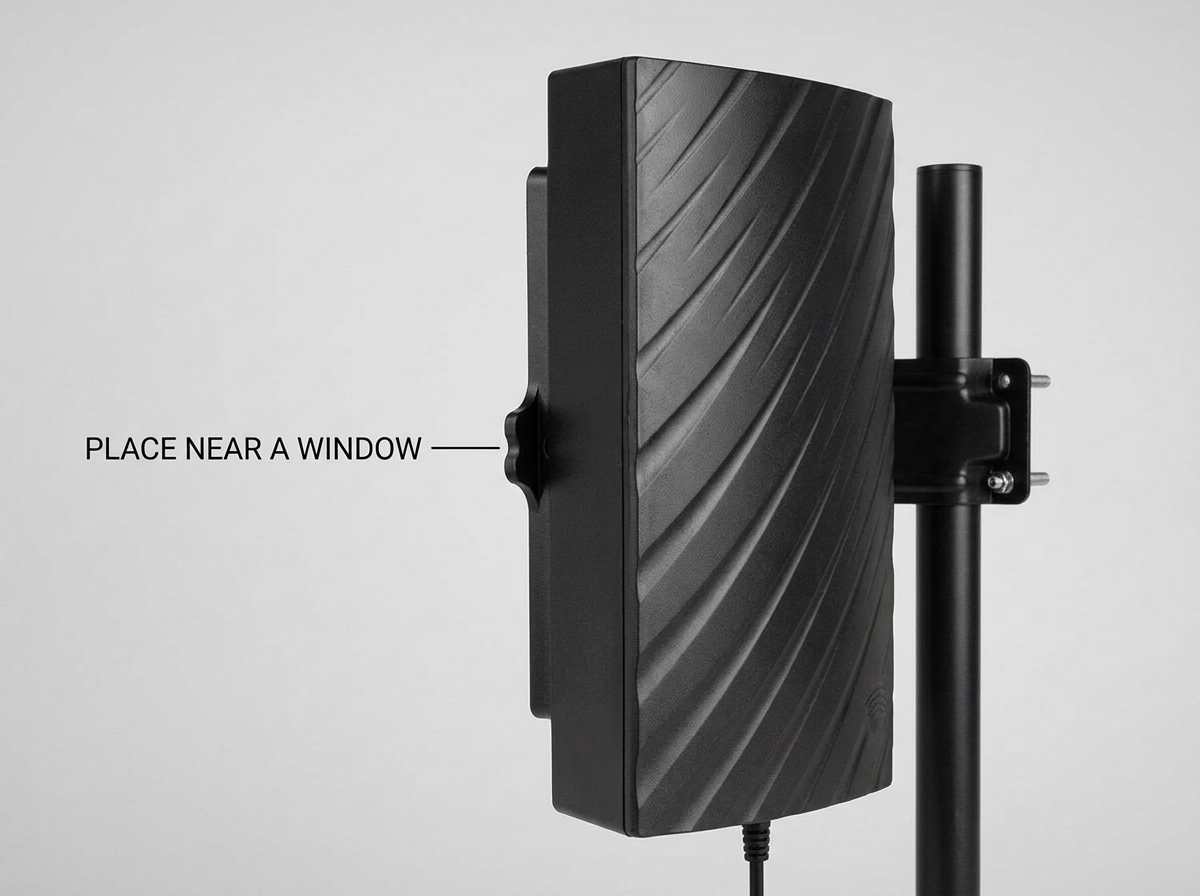 Long Range Indoor HDTV 4K Digital Antenna 600 Miles