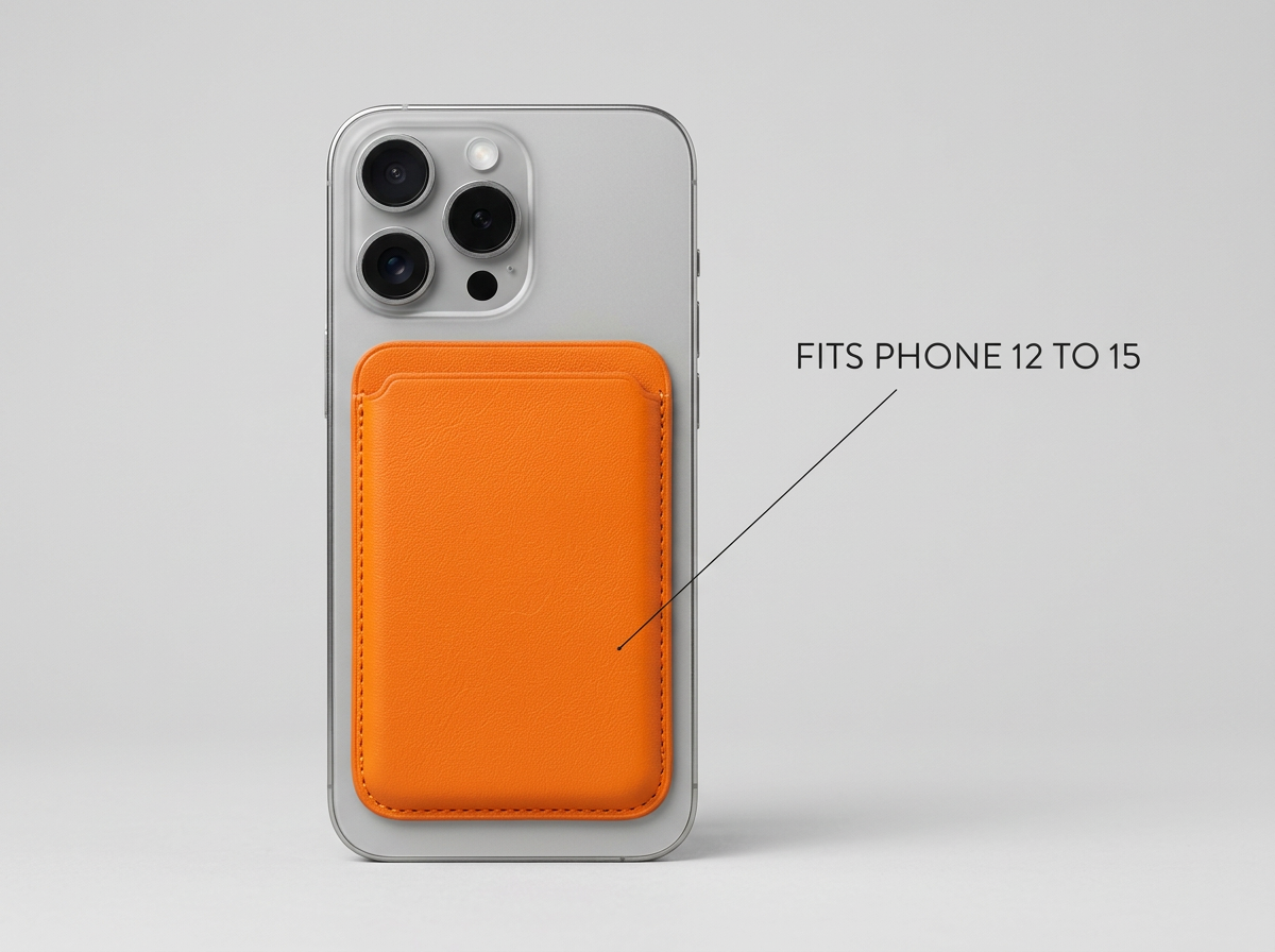 Magnetic Leather Card Holder Wallet for iPhone