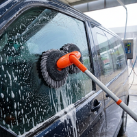 Car Wash Brush with Rotating Head
